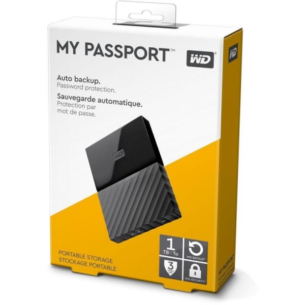 WD My Passport 1TB External Hard Drive image 1